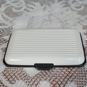 Plastic White Card Holder